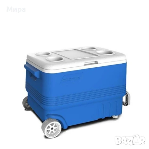 Хладилна кутия Atlantic 45L, пасивна, с табла/с колела, снимка 3 - Хладилни чанти - 50362735