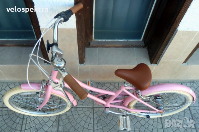 БОБИН ! 20 цола капли ! Винтидж стил ! Холандия !, снимка 4 - Велосипеди - 52253166