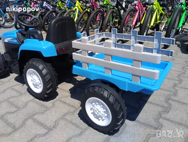 NEBRASKA акумулаторен трактор с ремарке DALLAS син, снимка 5 - Други - 53849226