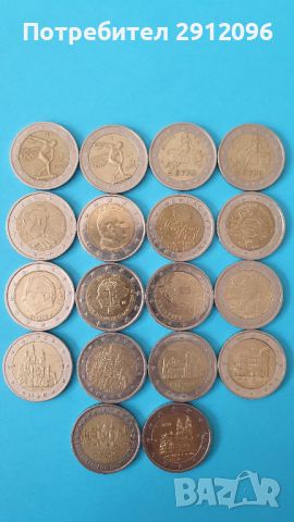Лот колекция от 1 и 2 евро монети, снимка 5 - Нумизматика и бонистика - 45762022
