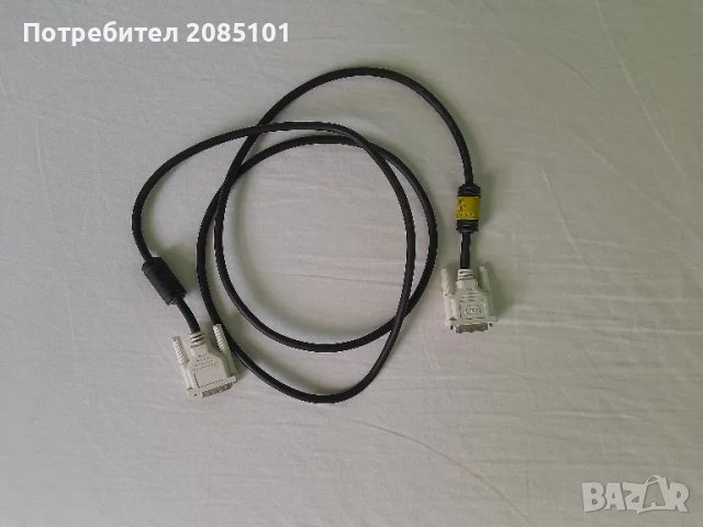 Кабел DVI to DVI 1.8m, снимка 2 - Кабели и адаптери - 47035354