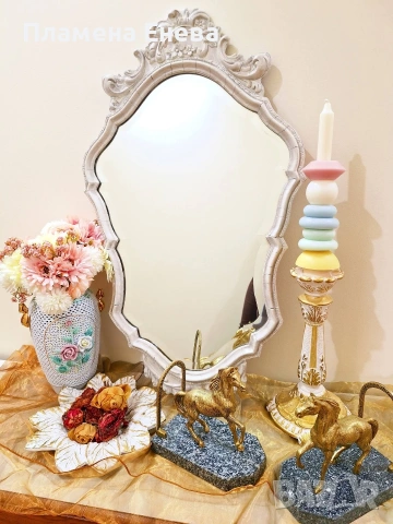 Бароково огледало , снимка 6 - Огледала - 53315831
