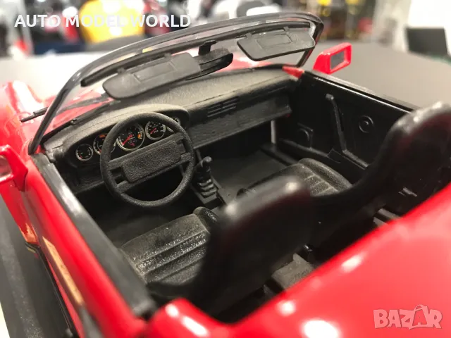 Рядък модел метална колекционерска количка PORSCHE 911 SPEEDSTER 1:18, снимка 6 - Колекции - 46969644