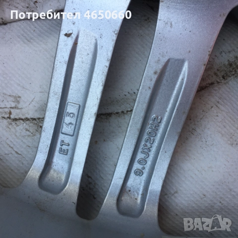 20 цолова алуминиева джанта за Таурек, снимка 4 - Гуми и джанти - 52611767