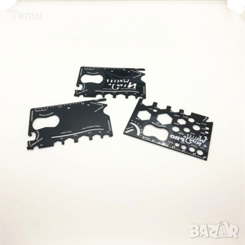 Wallet ninja 18 в 1 мултифункционален инструмент за портфейл, снимка 2 - Други инструменти - 45694220