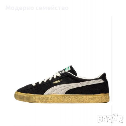 Кецове puma suede vintage the neverworn unisex shoes black, снимка 4 - Кецове - 46760578