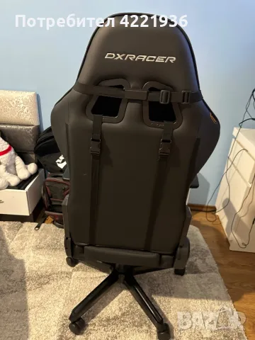 Гейминг стол DXRacer - Formula F08-N, черен, снимка 3 - Столове - 47109967