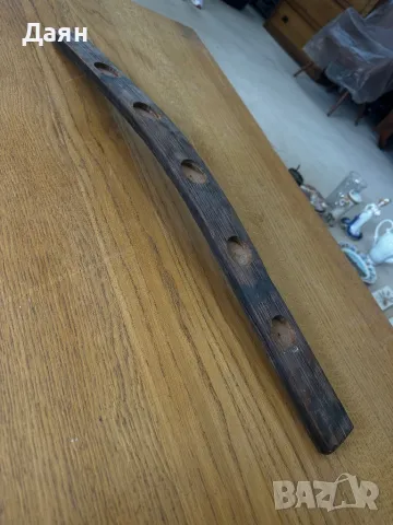 Дървен свещник за 5 чаени свещи , снимка 2 - Декорация за дома - 49940325