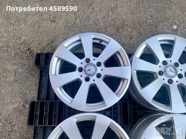 4бр.Алуминиеви джанти 16цола 5x112 ET39 за Mercedes C-Class(2007-2023),A-Class,B-Class,CLA, снимка 10 - Гуми и джанти - 51804046