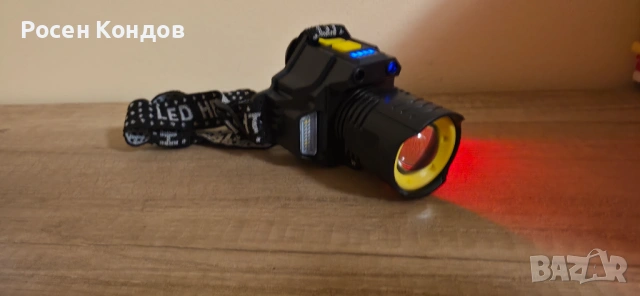 LED МОЩЕН ЧЕЛНИК акумулаторен, снимка 8 - Къмпинг осветление - 53957830