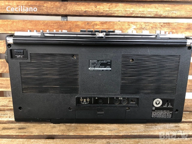 Радиокасетофон SHARP GF 9191 E (Japan), снимка 11 - Радиокасетофони, транзистори - 53039604