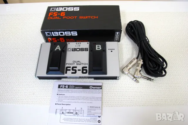 Boss FS-6 Footswitch -  Двоен крачен превключвател, снимка 10 - Китари - 47993476