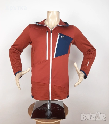 Ortovox Fleece Grid - Оригинално мъжко горнище размер L, снимка 6 - Спортни дрехи, екипи - 53570863
