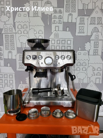 Еспресо машина SAGE Barista Express Кафемашина с кафемелачка, снимка 2 - Кафемашини - 52717370