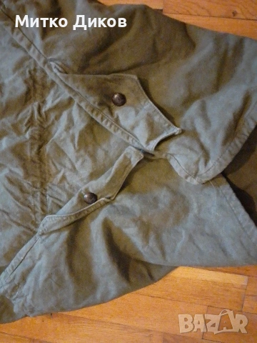 Анорак от соца брезентов нов размер М-Л, снимка 3 - Екипировка - 53488238