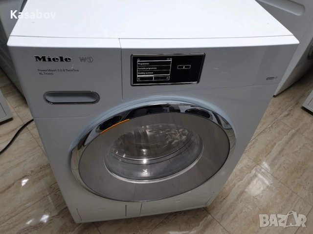 Miele - 9кг - Пара - WiFi - TwinDos - Пералня Миеле 12м Гаранция, снимка 13 - Перални - 52945988