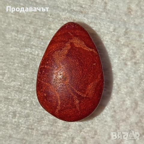 Медальон червен корал от Филипините, снимка 5 - Колиета, медальони, синджири - 51921617