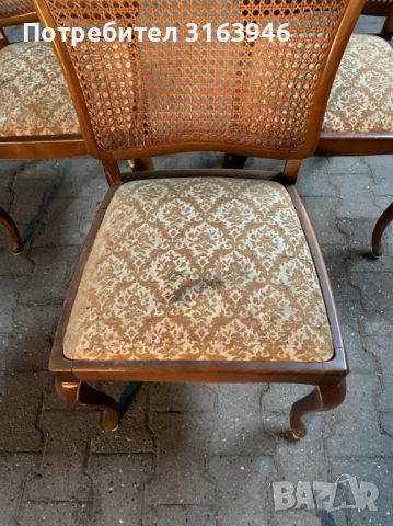 Барокови трапезни столове стил ЛУИ XV 3 бр. комплект, снимка 6 - Столове - 45368315