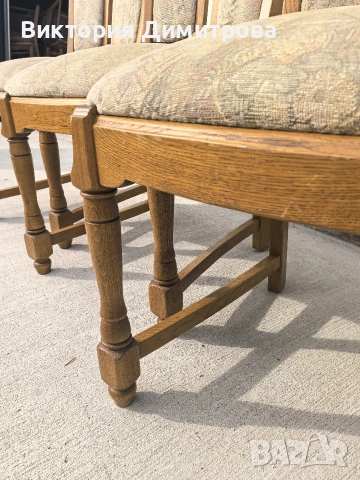 Комплект от 4 трапезни стола , снимка 5 - Столове - 53625196