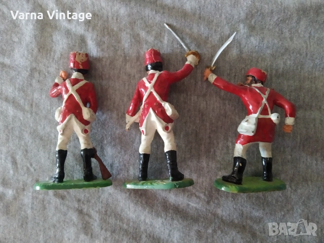 Войници (конверсия) ELASTOLIN Германия. цена за 3 бр., снимка 4 - Колекции - 54038005