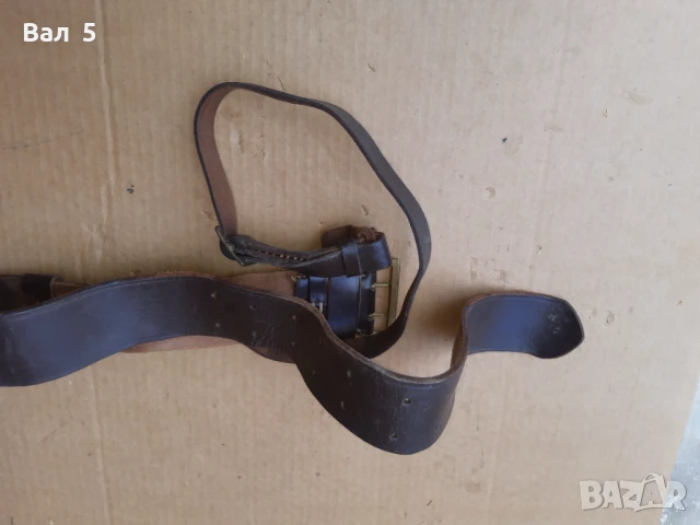 Стар военен строеви офицерски колан с портупей , униформа, снимка 6 - Антикварни и старинни предмети - 50739330