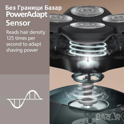 Нов Philips Pro 5000 бръснач за глава с ComfortCut остриета, водоустойчив уред мъже, снимка 6 - Електрически самобръсначки - 52133293