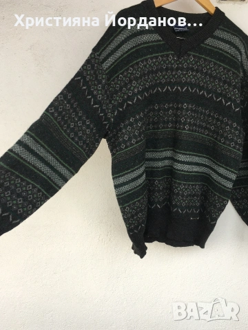 100% вълна австрийски пуловер , ХЛ