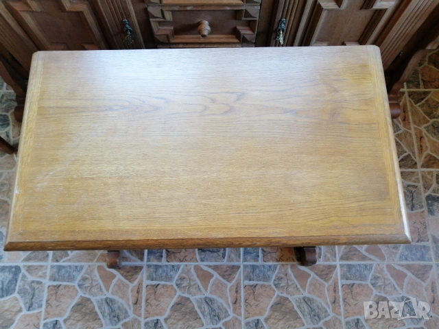 Ретро дървен шкаф/TV маса с чекмедже , снимка 3 - Антикварни и старинни предмети - 53230147