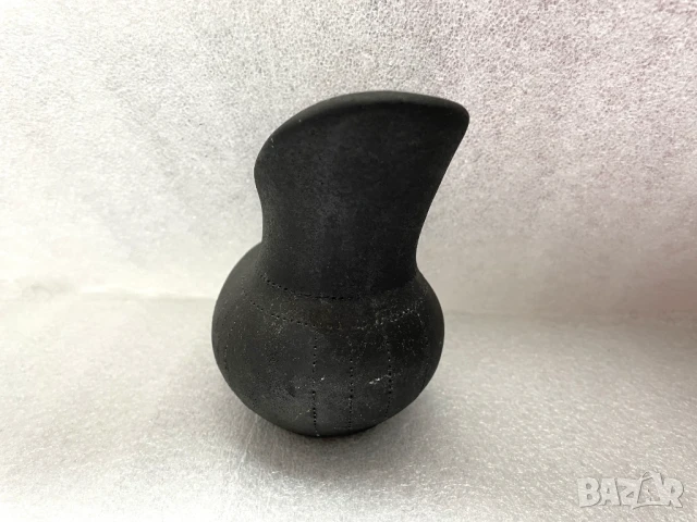 Черна Керамична Вазичка, снимка 4 - Вази - 51130617
