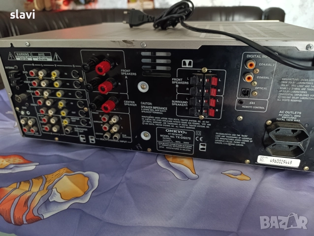 Receiver Onkyo TX-DS575 , снимка 5 - Ресийвъри, усилватели, смесителни пултове - 52939501