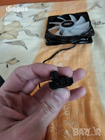 Вентилатори Deepcool RF120R с червена подсветка, снимка 3 - Други - 52876661