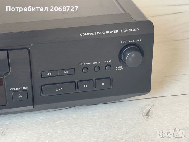 Sony CDP-XE330, снимка 3 - Ресийвъри, усилватели, смесителни пултове - 46657059