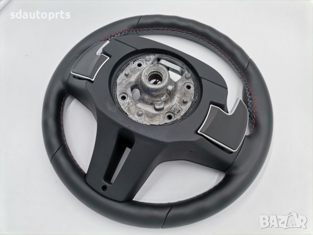 M Sport Черен Спортен Волан BMW X5M X6M M5 F90 M8 F91 F92 F93 F95 F96, снимка 10 - Части - 45925101