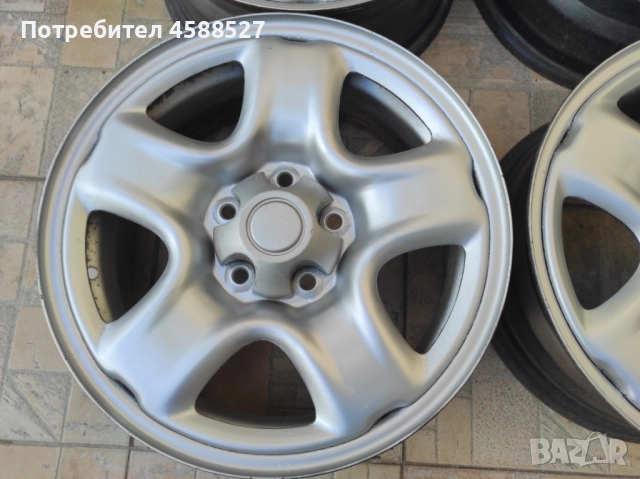 Железни джанти 16'' 5х114.3 6,5J, ц.о-60,1мм за Тойота рав4 Toyota Rav4, снимка 4 - Гуми и джанти - 52000957