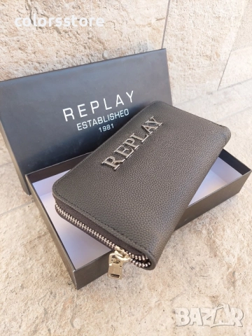 Черно портмоне Replay код SG64u, снимка 3 - Портфейли, портмонета - 52061076