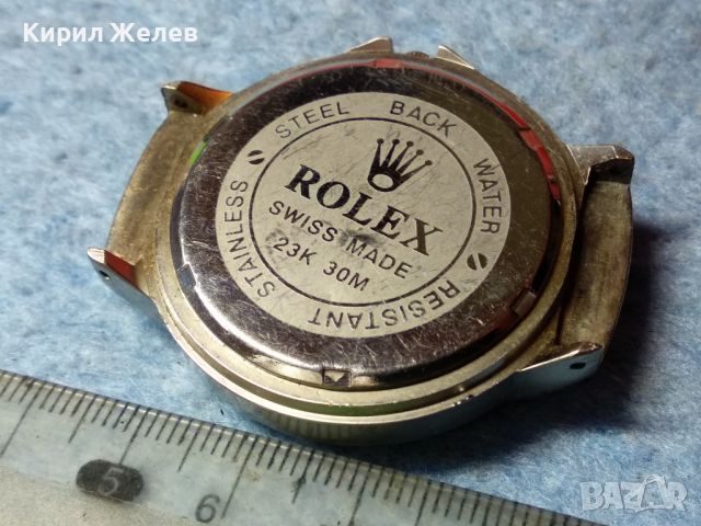 ROLEX ЕФЕКТНА РЕПЛИКА на РОЛЕКС - КРАСИВ КВАРЦОВ РЪЧЕН ЧАСОВНИК 43073, снимка 8 - Мъжки - 45101512