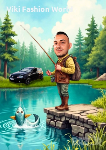 Карикатура по снимка , подарък карикатури, снимка 5 - Картини - 53374059