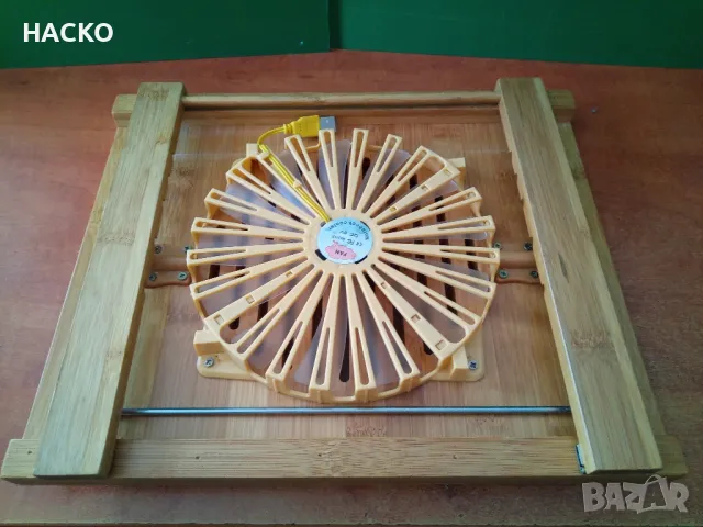 Бамбуков Охладител Тип Масичка С Вентилатор за Охлаждане Размери 25/28 см., снимка 7 - Други - 49111858