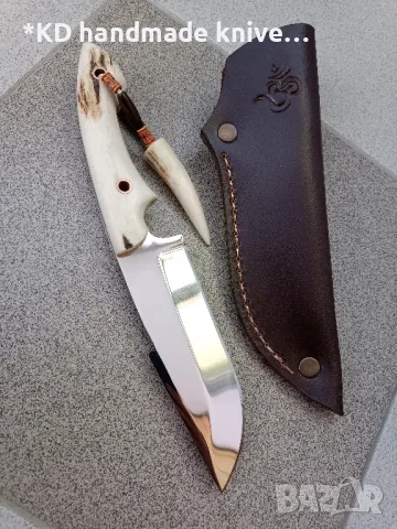 Ръчно изработен ловен нож от марка KD handmade knives ловни ножове, снимка 2 - Ножове - 47008059