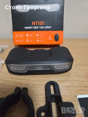 Задна велосипедна светлина с мигачи RAVEMEN NT101 160lm, снимка 3 - Части за велосипеди - 53490685