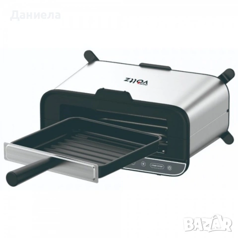 Мултифункционален уред за готвене 4 в 1, Oliver Voltz, 1700W, Тостер, Грил/Парти грил, Фурна, BBQ, снимка 6 - Тостери - 53414979