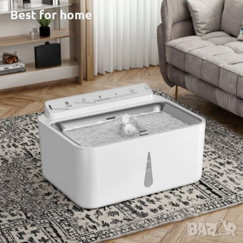 Диспенсър за вода за домашни любимци с 5L капацитет, подгряване с контрол на температурата, стерилиз, снимка 2 - За кучета - 53573694