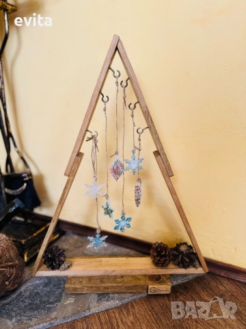 Колекция уникат – сет ръчно изработени коледни играчки, снимка 13 - Декорация за дома - 52391116