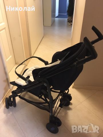 Бебешка количка Peg Perego - Pliko Mini, Navy, синя, отлично състояние, снимка 9 - Детски колички - 46748168