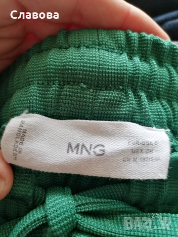 дамски зелен панталон на MANGO , снимка 3 - Панталони - 44955908