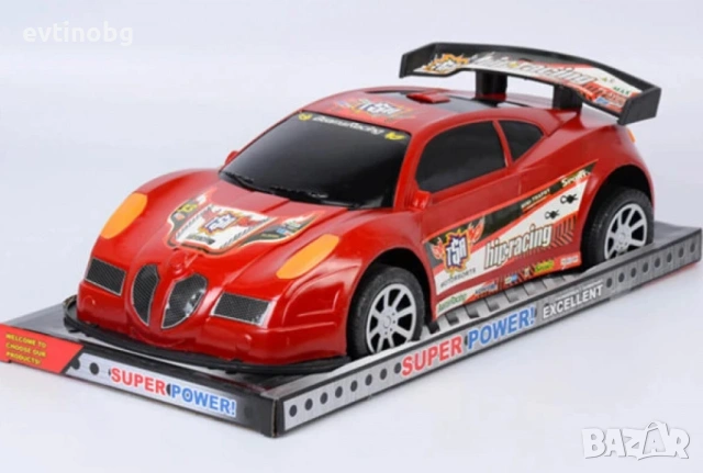 ДЕТСКА СЪСТЕЗАТЕЛНА КОЛА 43см., снимка 2 - Коли, камиони, мотори, писти - 53921231