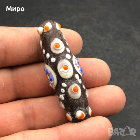  РИСУВАНО СТЪКЛО КЕРАМИКА СТАРА МЪНИСТА ТАЛИСМАН УРОКИ АМУЛЕТ, снимка 4 - Антикварни и старинни предмети - 44940723