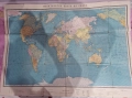 Политическа карта на света/1967г., снимка 2