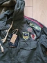 Мъжка парка с нашивки , снимка 3