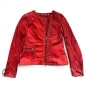 Дамско яке естествена кожа червено Imperial , снимка 1